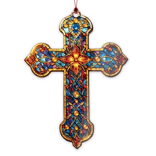 Nativity Cross Christmas Ornament 2026