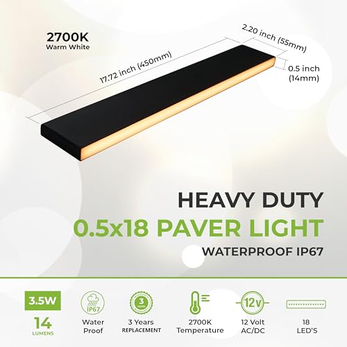 Paver Light Slim 0.5x18 Inch