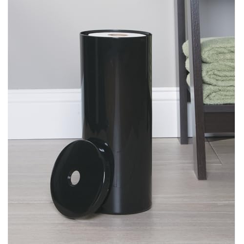 Freestanding Toilet Paper Canister with Lid (3 Count)