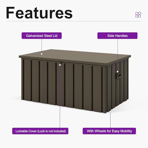 Outdoor Deck Box 150 Gallon