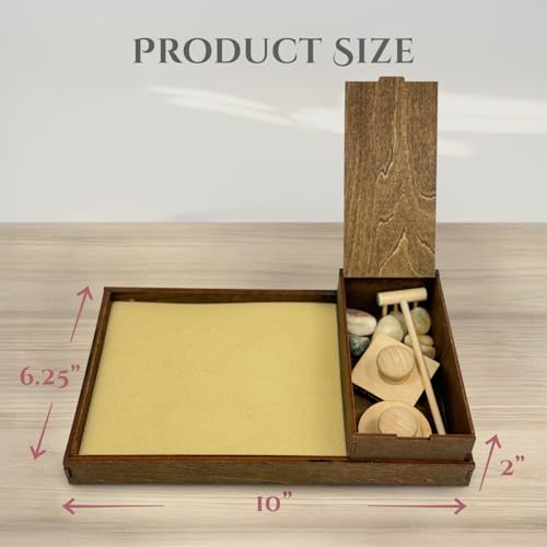 Wooden Zen Garden with Storage Box