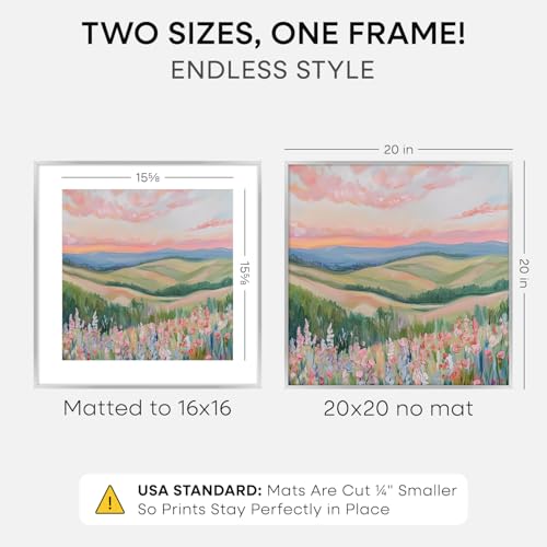 20x20 Silver Picture Frame (3 Count)