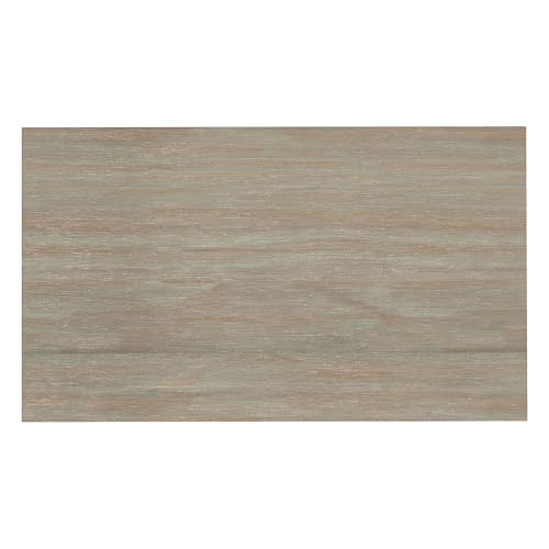 Warm Shaker 14" Wide Solid Wood End Table in Distressed Grey