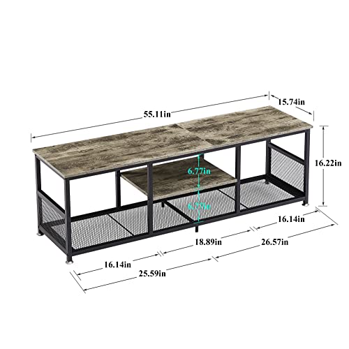 Industrial TV Stand for Televisions up to 65 Inch