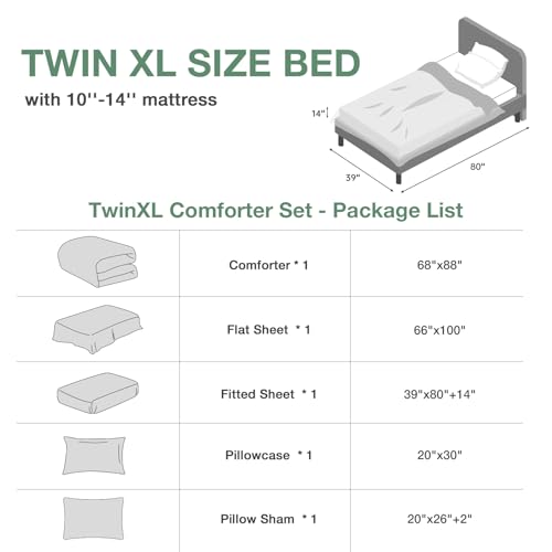 Cameo Pink TwinXL Comforter Set