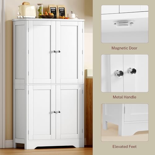 Pantry Cabinet with 4 Doors