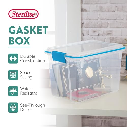 Gasket Storage Box with Lids for Home & Office (6 Count)