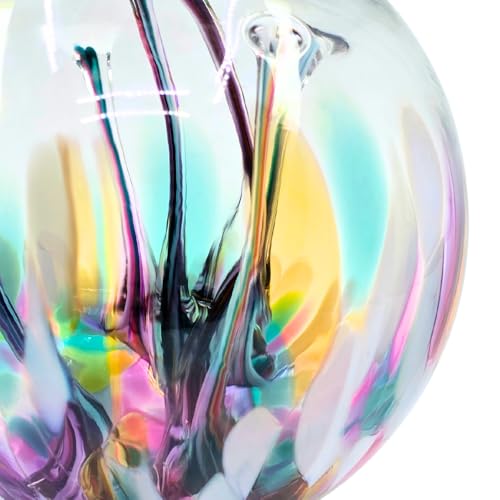 Luke Adams Handmade Glass Gazing Balls for Garden