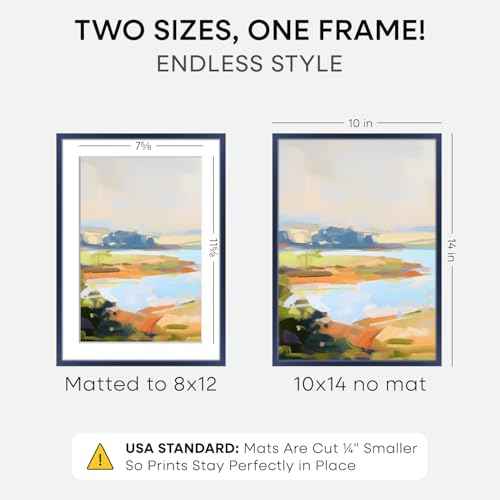 10x14 Blue Picture Frame