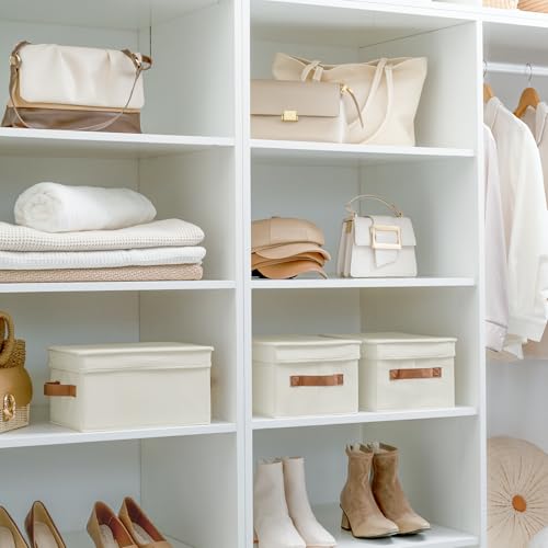 Fabric Storage Bins with Lids (3 Count)