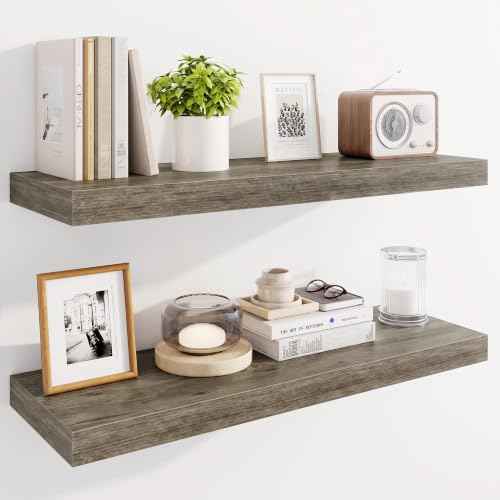 30" Floating Shelves for Wall (2 Count)