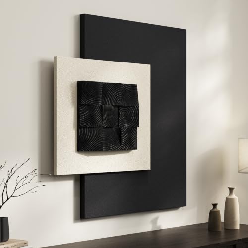 Large Wood Abstract Wall Art for Living Room