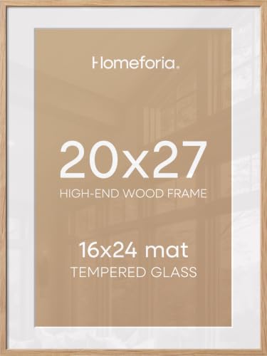 20x27 Natural Oak Picture Frame
