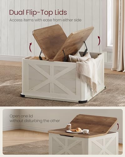 Farmhouse Coffee Table with Storage