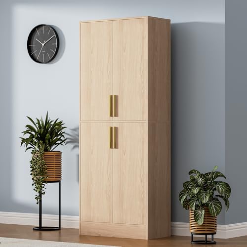 71" Tall Pantry Cabinet with 4 Doors