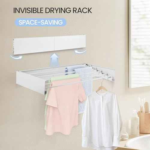 Wall Mounted Laundry Drying Rack