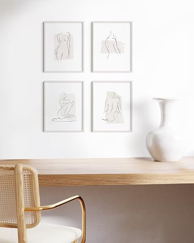 Standalone White Oak Frame Set of 4 (4 Count)