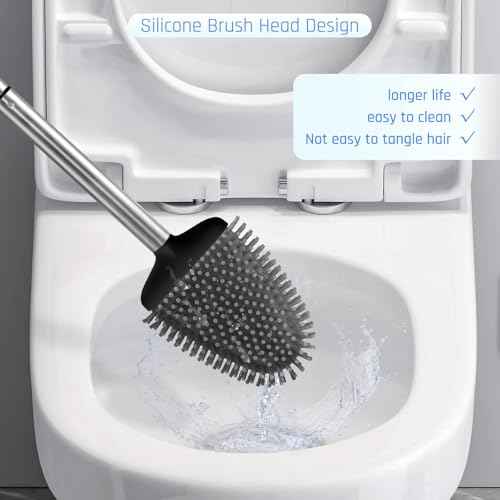 Silicone Toilet Brush (4 Count)
