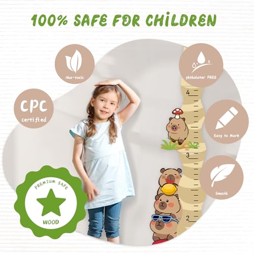 Custom Wood Kids Wall Height Chart