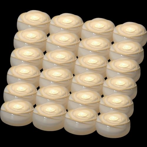 24pcs Flameless LED Floating Candles (24 Count)