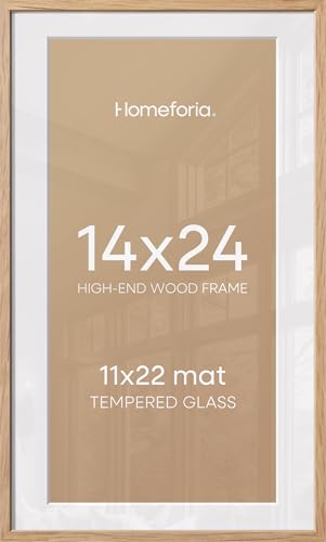 14x24 Natural Oak Picture Frame (2 Count)