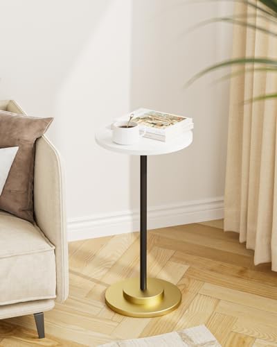 Drink Table Round Side Table for Small Spaces