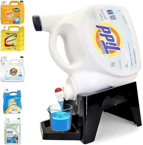 Liquid Laundry Detergent Holder Stand with Drip Tray