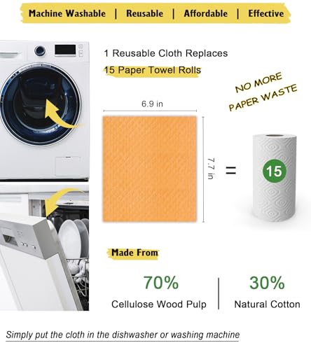 Swedish Dishcloths for Kitchen (10 Count)