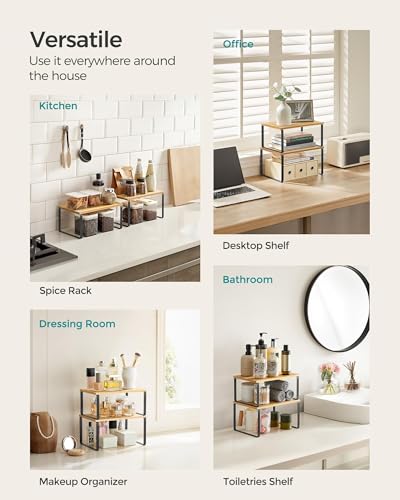 Cabinet Organizer Shelf (4 Count)