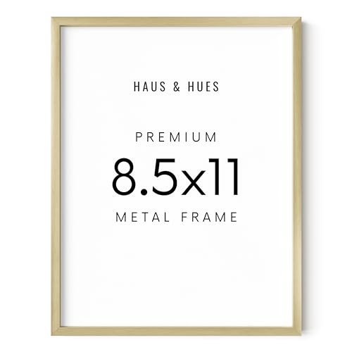 8.5x11 Gold Picture Frame