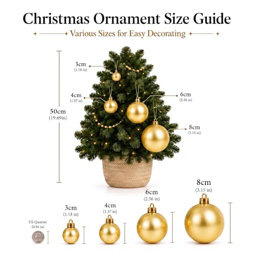 16ct Christmas Balls Ornaments (24 Count)