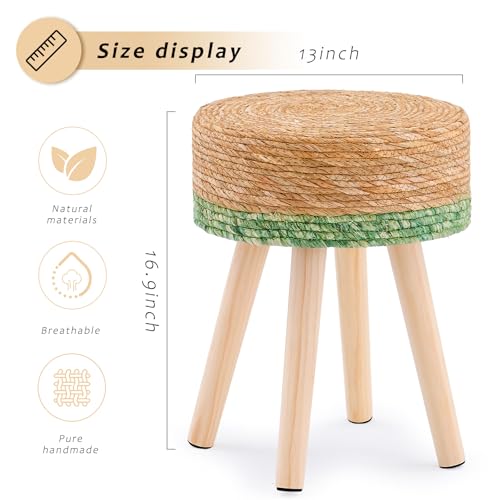 Handwoven Outdoor Ottoman