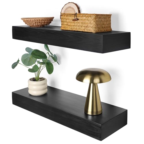 Floating Shelves 3 inch Thick for Wall Set of 2