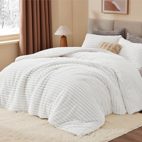Fleece Oversized Queen Comforter Set