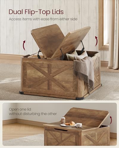 Farmhouse Coffee Table with Storage