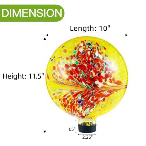 10 Inch Glass Gazing Ball