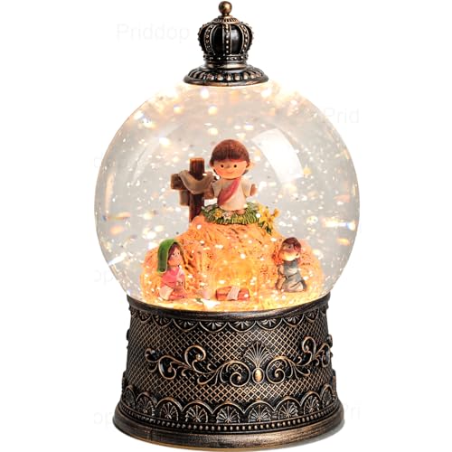 Nativity Snow Globe Empty Tomb Nativity Scene Christmas Decor 105mm
