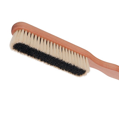 Natural Pig Bristle Cashmere Brush with Oiled Pearwood Handle