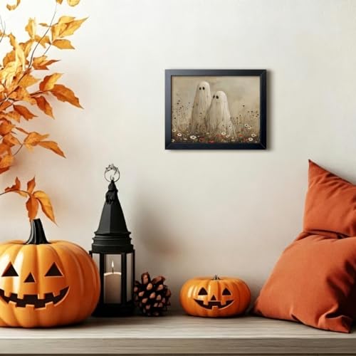 Framed Halloween Canvas Wall Art