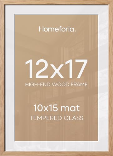 12x17 Natural Oak Picture Frame
