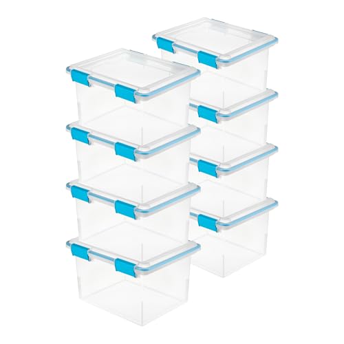 Gasket Storage Box with Lids for Home & Office (8 Count)