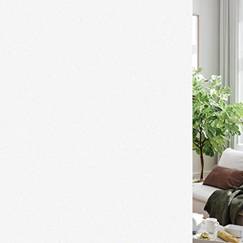 White Frosted Glass Window Privacy Film (12 Sq Ft)