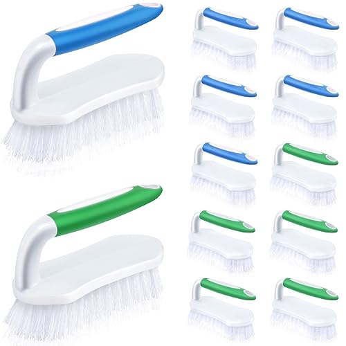 12 Pcs Scrub Brush Bulk for Cleaning with Handle