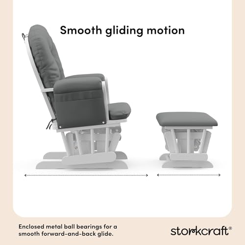 Premium Hoop Glider & Ottoman