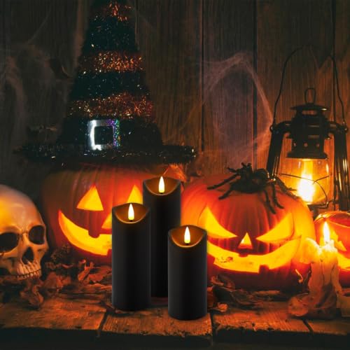 24 Pack Flameless Candles Battery Operated Candles Pillar LED Candles with 10 (24 Count)