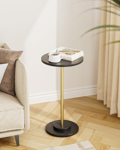 Drink Table Round Side Table for Small Spaces
