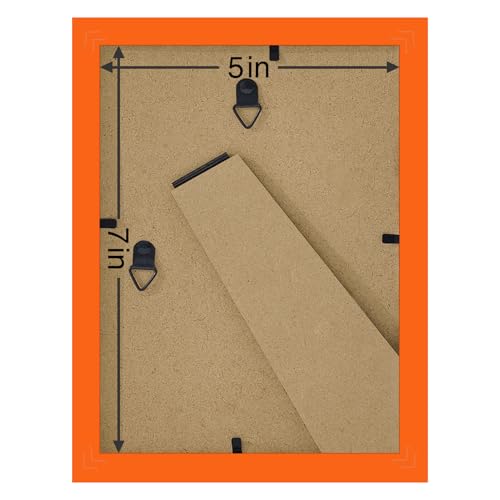 5x7 Picture Frames Set of 9 for Wall or Tabletop Display