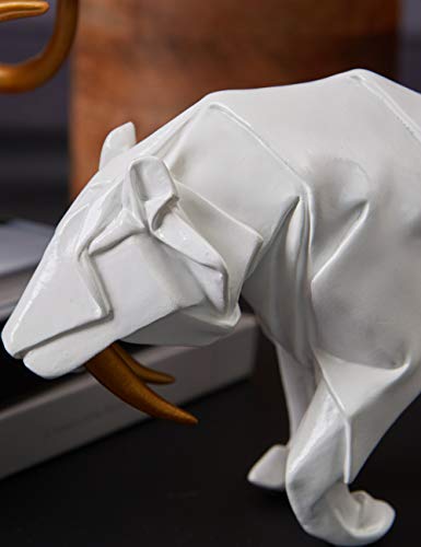 Panther Statue Sculpture Animal Figurine Modern Home Decor 9.8 Inch