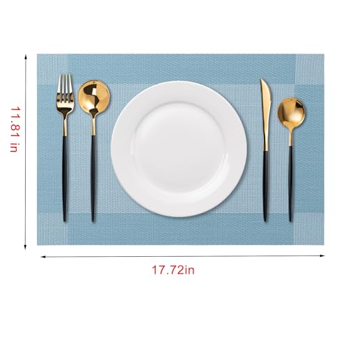 Placemats Set of 6 Washable Indoor (6 Count)