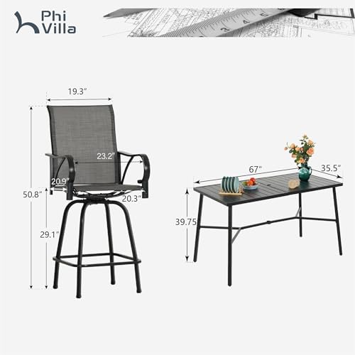 7 Piece Outoor Bar Dining Set High Top (7 Count)
